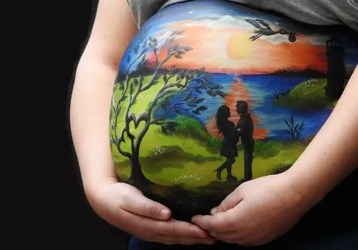 Bellypaint gemaakt in Oisterwijk