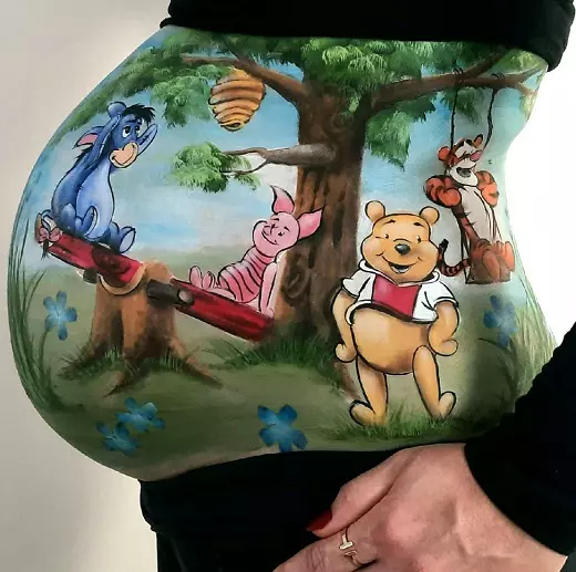 Bellypaint gemaakt in Vught