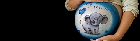 De mooiste bellypaints voor jou en je klein wondertje